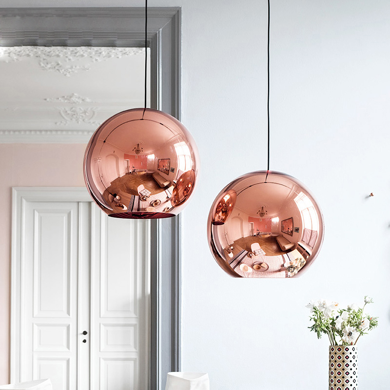   ۷κ  Ʈ  ǹ    ̴  Ž  Ȩ   LED/Tom dixon globe glass pendant lamp  silver  gold copper color dinning room living room light